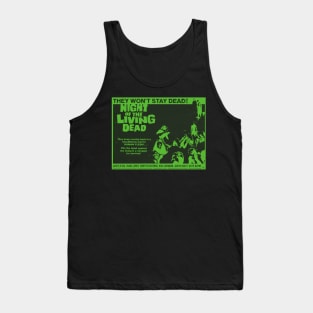 Green Night of the Living Dead Tank Top